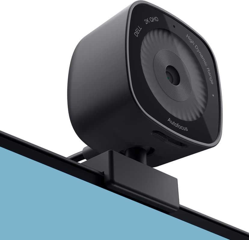 Dell WB3023 webkamera 2560 x 1440 piksler USB 2.0 Sort