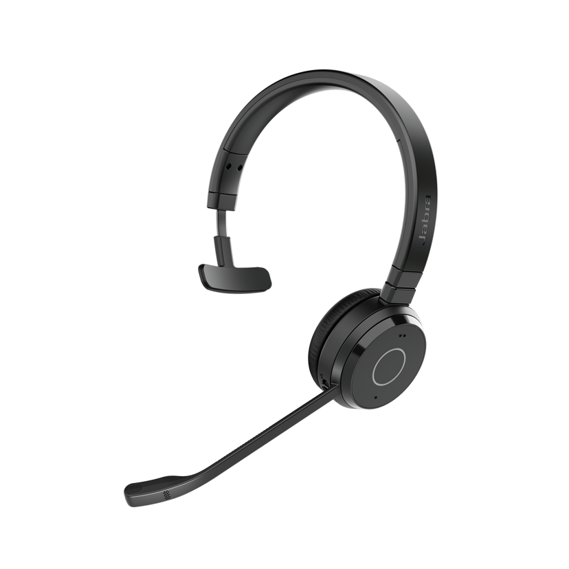 Jabra Evolve 65 TE Link 390A Stand Mono USB-A UC Zwart