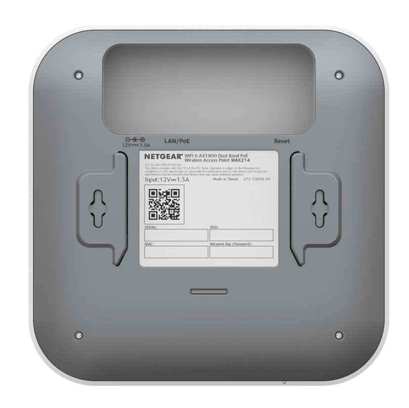 Netgear WAX214 AX1800 WiFi 6 Ceiling Access Point