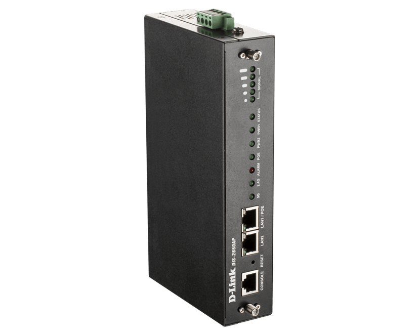 D-Link DIS-2650AP access-punkter för trådlösa nätverk 1200 Mbit/s Svart Strömförsörjning via Ethernet (PoE) stöd
