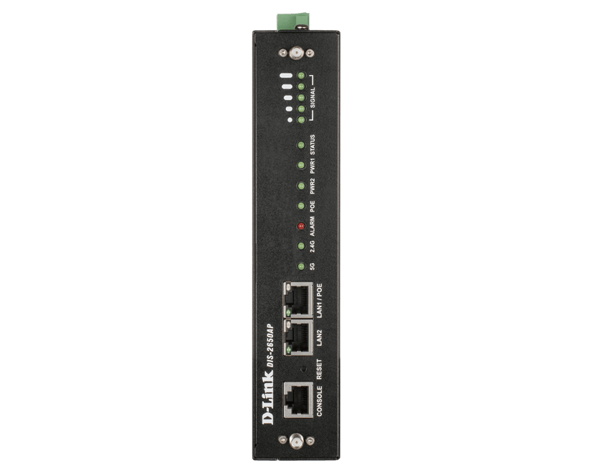 D-Link DIS-2650AP access-punkter för trådlösa nätverk 1200 Mbit/s Svart Strömförsörjning via Ethernet (PoE) stöd