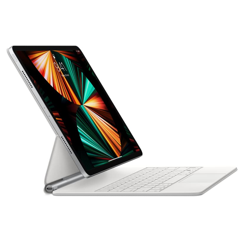 Apple Magic Keyboard iPad Air 13" (M2), iPad Pro 12.9" 3rd gen, iPad Pro 12.9" 4th gen, iPad Pro 12.9" 5th gen, iPad Pro 12.9" 6th gen Norsk Hvit
