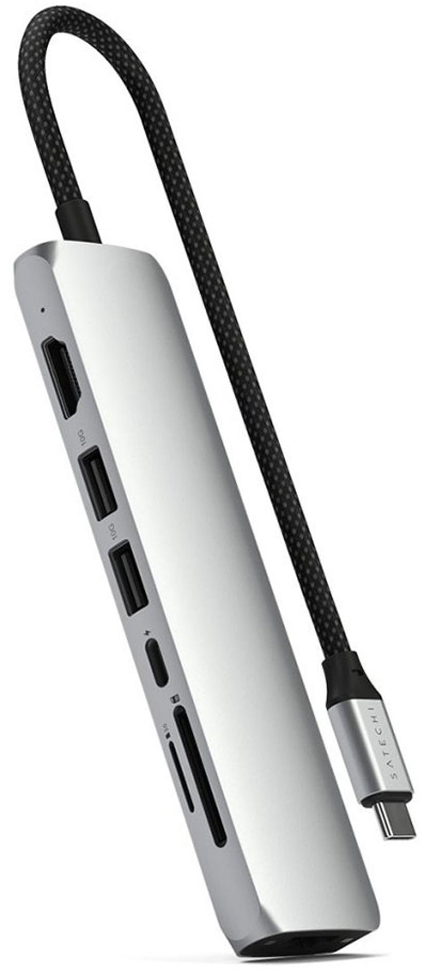 Satechi 7-in-1 USB-C Multiport Adapter met Ethernet USB-C