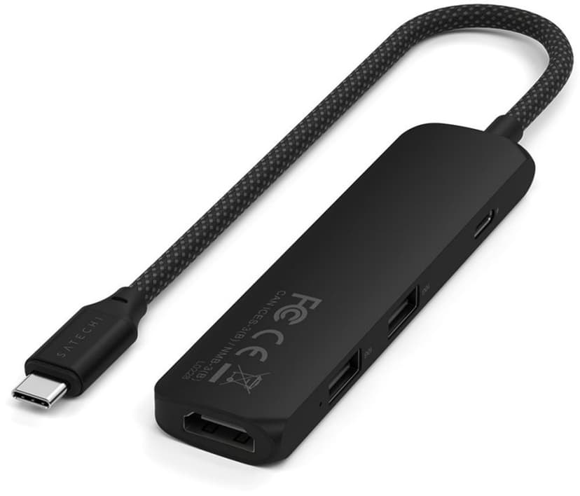 Satechi 4-i-1 USB-C Slim Multiport Adapter