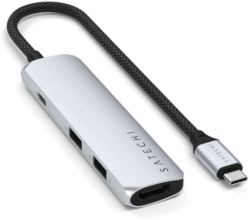 Satechi 4-in-1 USB-C Slim Multiport-sovitin