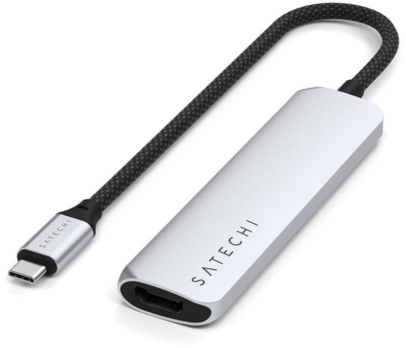 Satechi 4-i-1 USB-portadapter for USB-C Slim Multiport