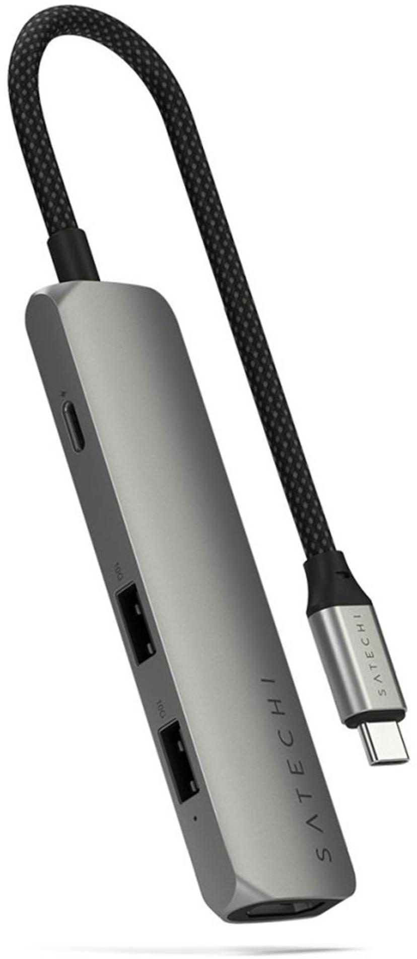 Satechi 4-in-1 USB-C Slim Multiport Adapter
