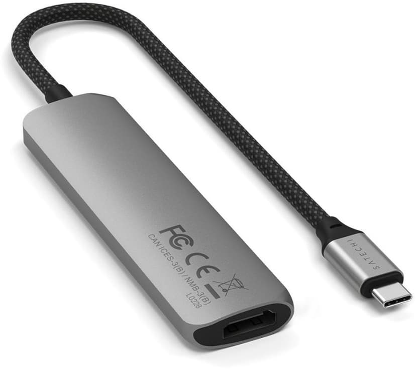 Satechi 4-i-1 USB-portadapter for USB-C Slim Multiport