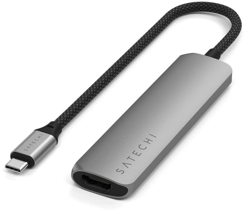 Satechi 4-in-1 USB-C Slim Multiport-sovitin