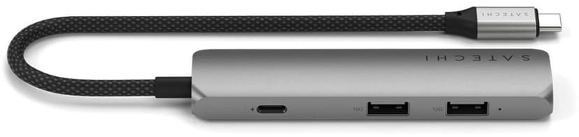 Satechi 4-i-1 USB-portadapter for USB-C Slim Multiport