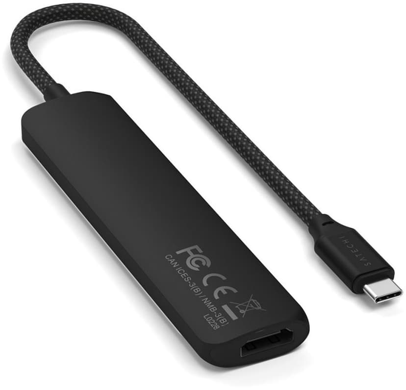 Satechi 6-i-1 USB-C Slim Multiport-adapter USB-C