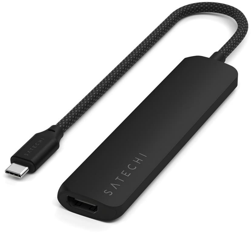 Satechi 6-i-1 USB-C Slim Multiport-adapter USB-C