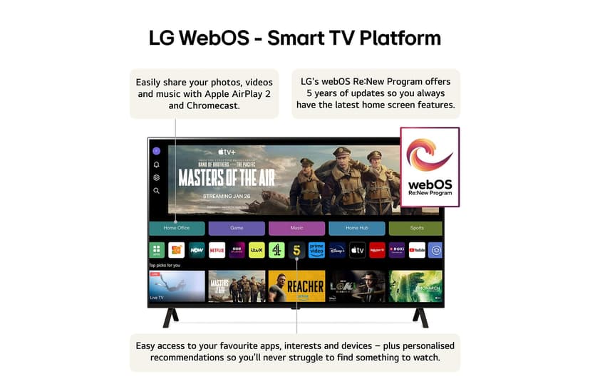LG B4 77" 4K OLED AI Smart TV