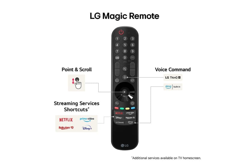 LG C4 65" 4K OLED Evo AI Smart TV