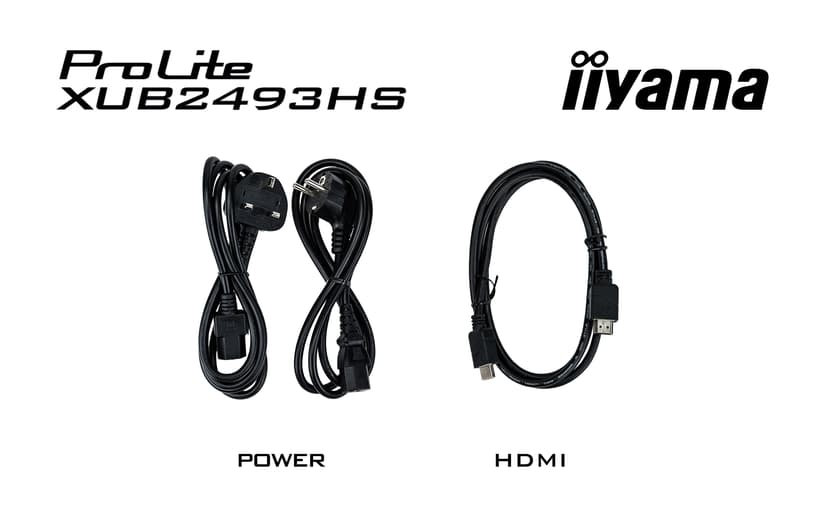 iiyama Prolite Xub2493hs-b6 24" Fhd Ips 16:9 #nl 23.8" 1920 x 1080pixels IPS 16:9 100Hz