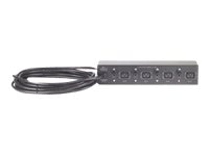 APC RACK PDU EXTENDER, BASIC, 2U, 32A, 230V, (4) IEC C19 strømdistribusjonsenhet (PDU) 4 AC-utganger Sort