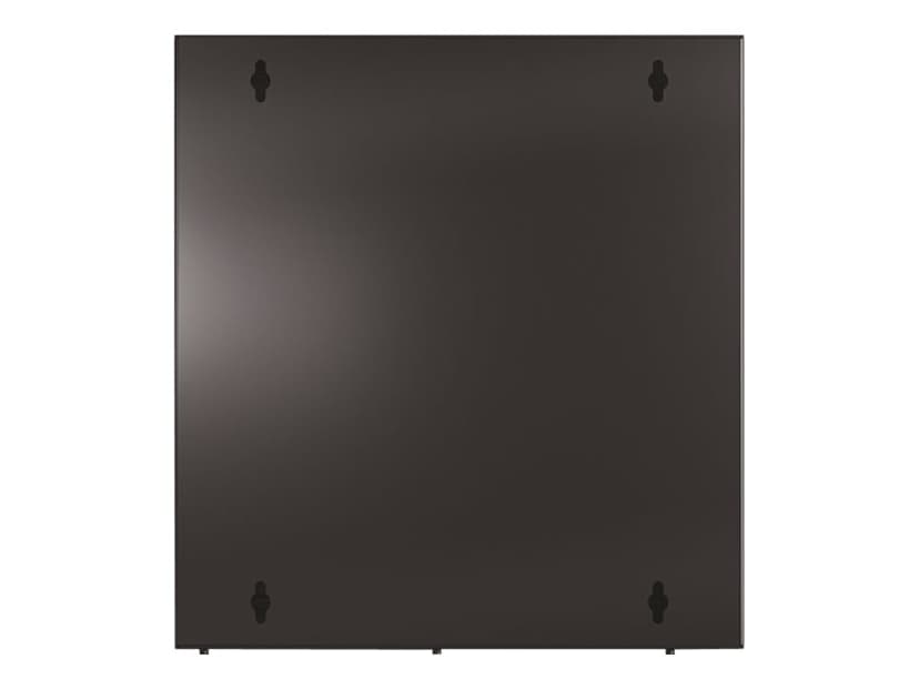 APC NetShelter WX Veggmontert Kabinett 13U med Glassdør - Svart Veggmontert Rack