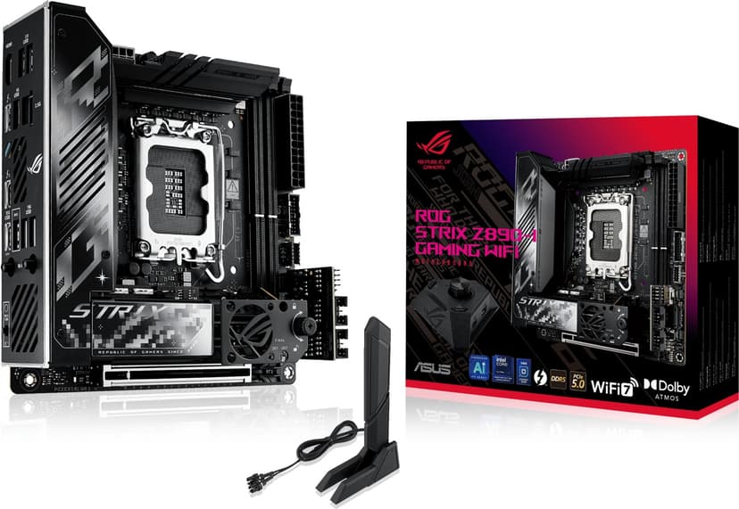 ASUS ROG Strix Z890-I Gaming WIFI LGA 1851 Mini-ITX Emolevyt