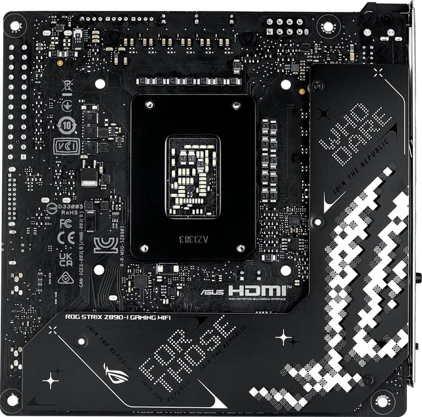 ASUS ROG Strix Z890-I Gaming WIFI LGA 1851 Mini-ITX Emolevyt