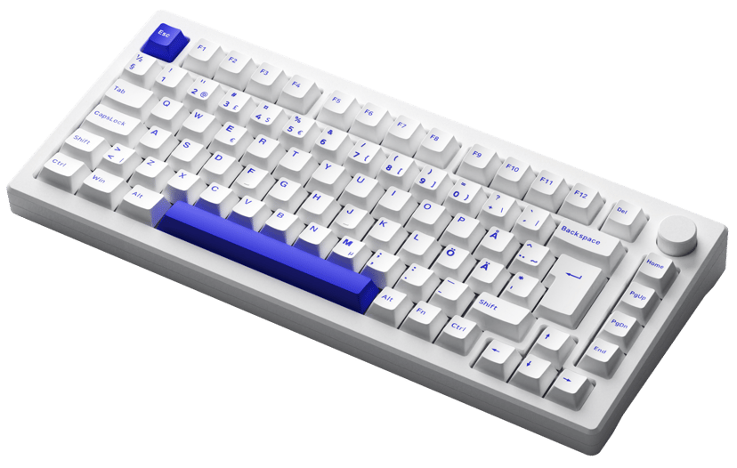 AKKOGEAR MOD 007B PC Johdollinen ja langaton Akko V3 Piano Pro Pohjoismainen