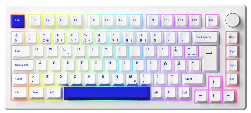 AKKOGEAR MOD 007B PC Trådbunden och trådlös Akko V3 Piano Pro Nordisk