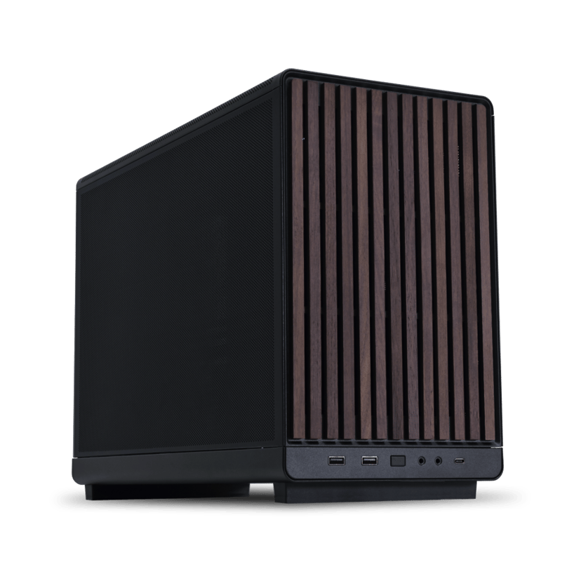 Lian-Li A3 mATX Mini Tower Sort, Træ
