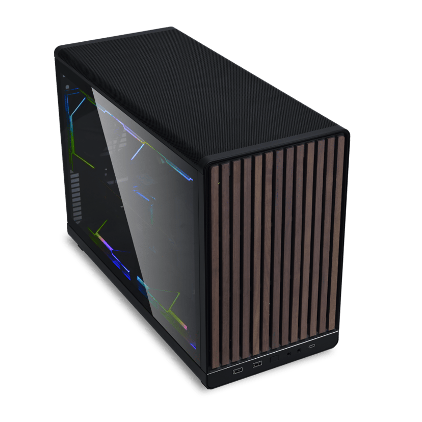 Lian-Li A3 mATX Mini Tower Sort, Træ