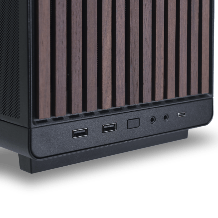 Lian-Li A3 mATX Mini Tower Sort, Træ