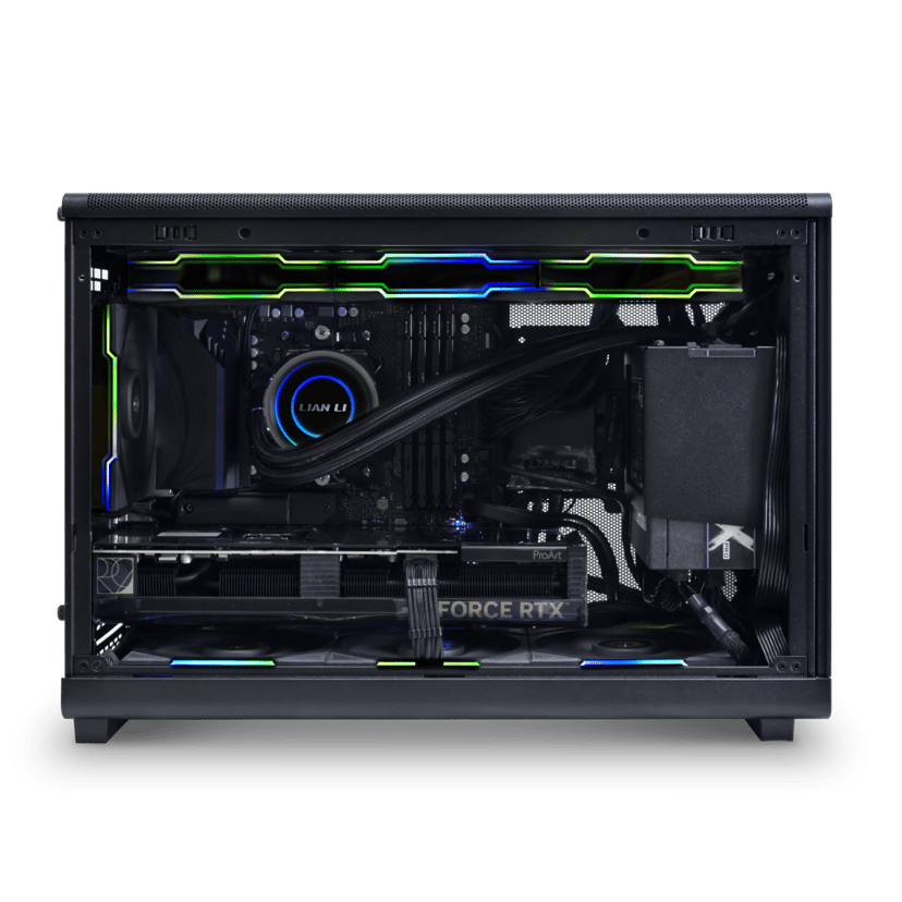 Lian-Li A3 mATX Mini Tower Sort, Træ