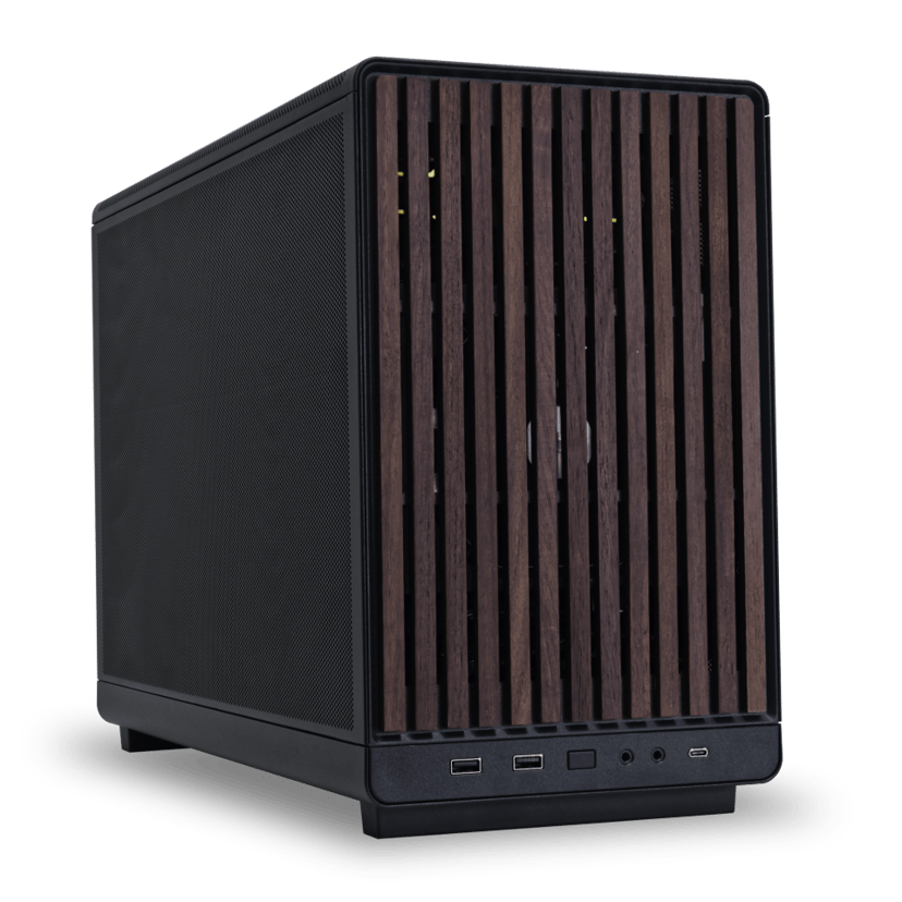 Lian-Li A3 mATX Mini Tower Sort, Træ