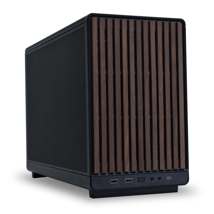 Lian-Li A3 mATX Mini Tower Sort, Træ