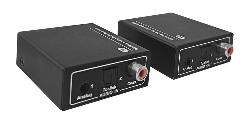 Direktronik Audio Over IP Analog S/PDIF Toslink 500m TX+RX