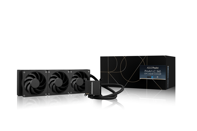 ASUS ProArt LC 360 Processor Væskekølingssæt 12 cm Sort AiO væskekøler Sort