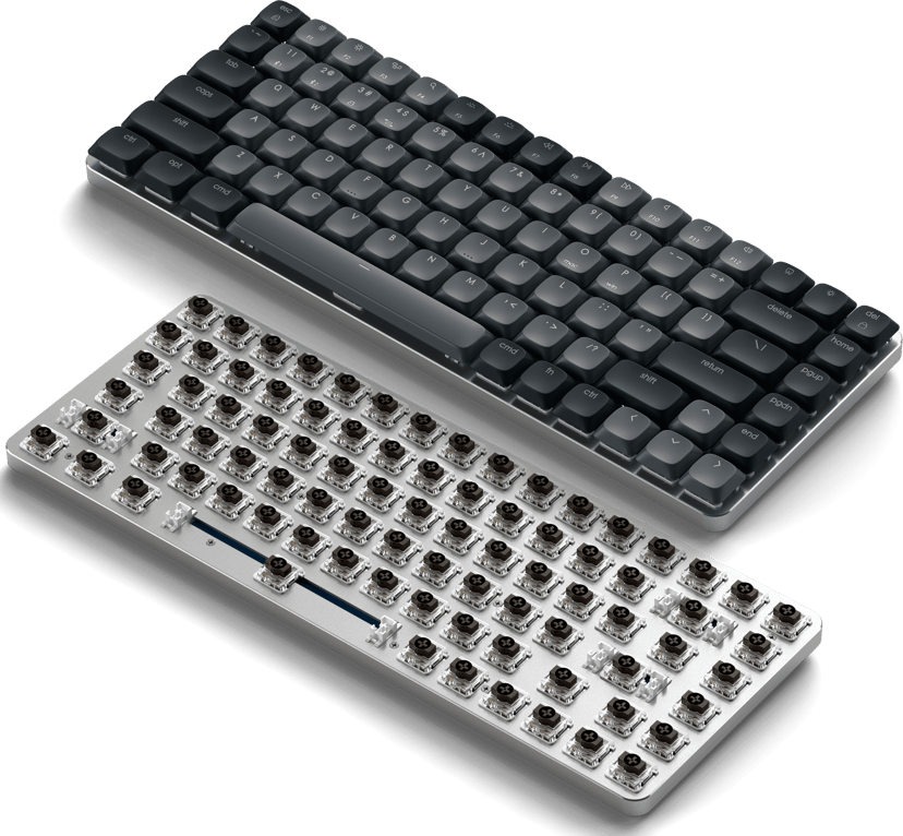 Satechi SM1 Slim Mechanical Keyboard Kabel & Trådlös Nordic