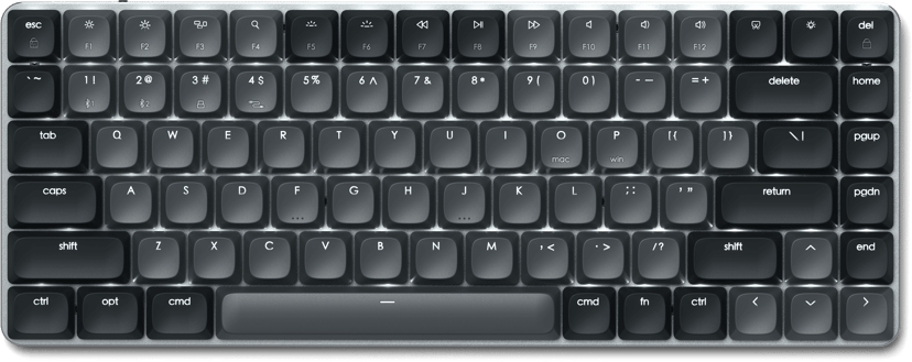 Satechi SM1 Slim Mechanical Keyboard Kabel & Trådlös Nordic