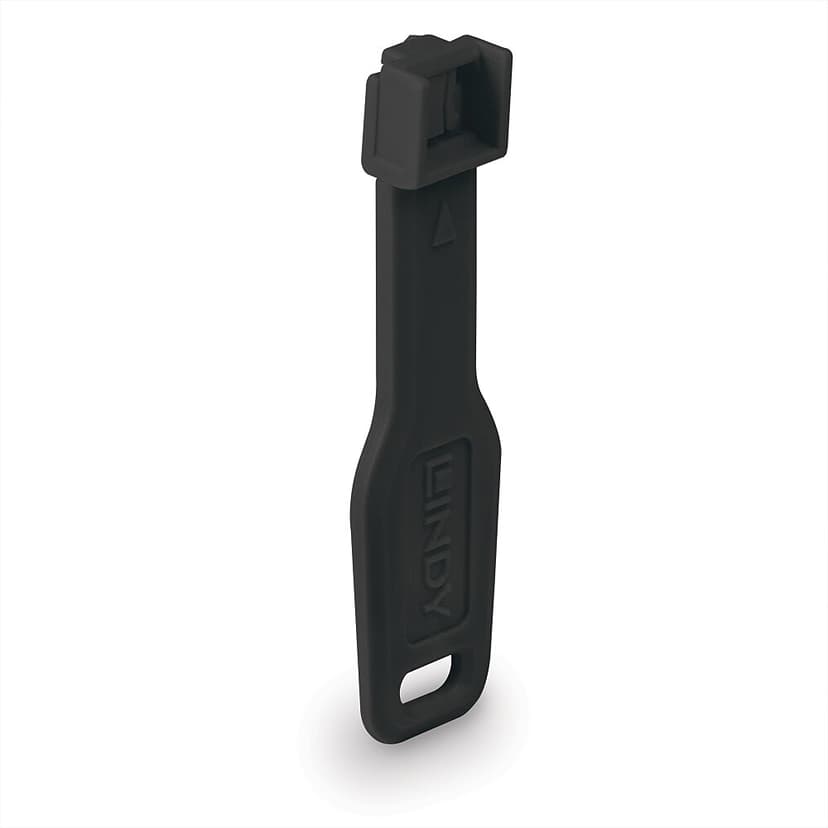 Lindy Port Blocker RJ45 Svart 10-Pack Inkl 1 Nyckel