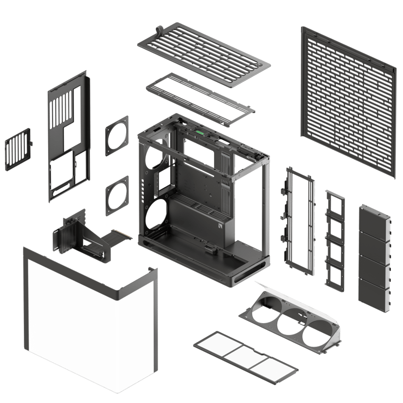 HAVN HS 420 VGPU Midi Tower Svart