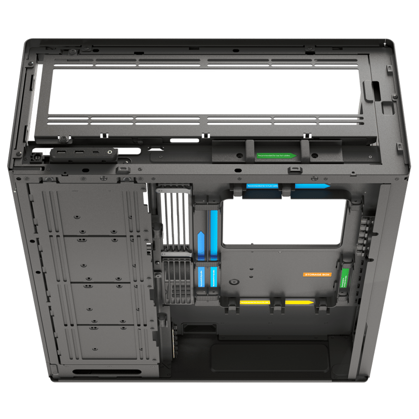 HAVN HS 420 VGPU Midi Tower Musta