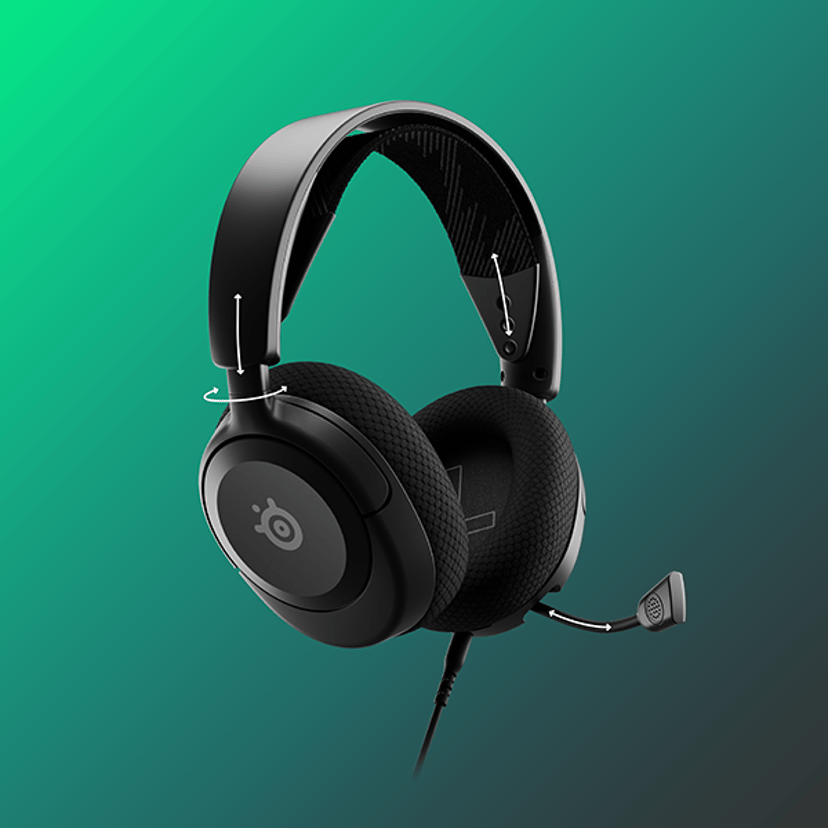 Steelseries Arctis Nova 1 Stereo Musta