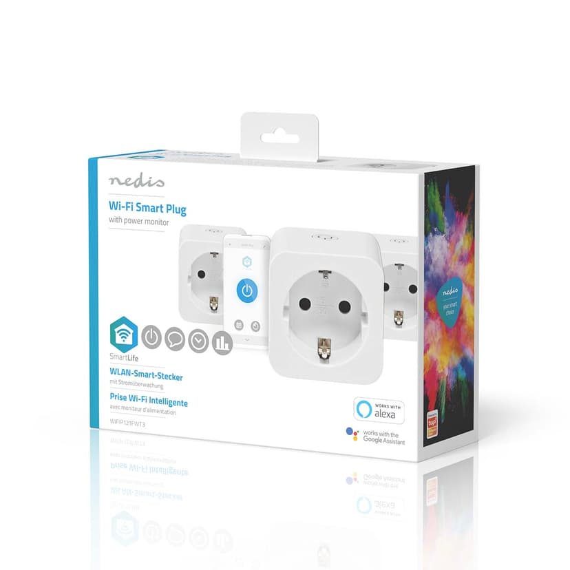 Nedis SmartLife Smart Plug WiFi 3-Pack