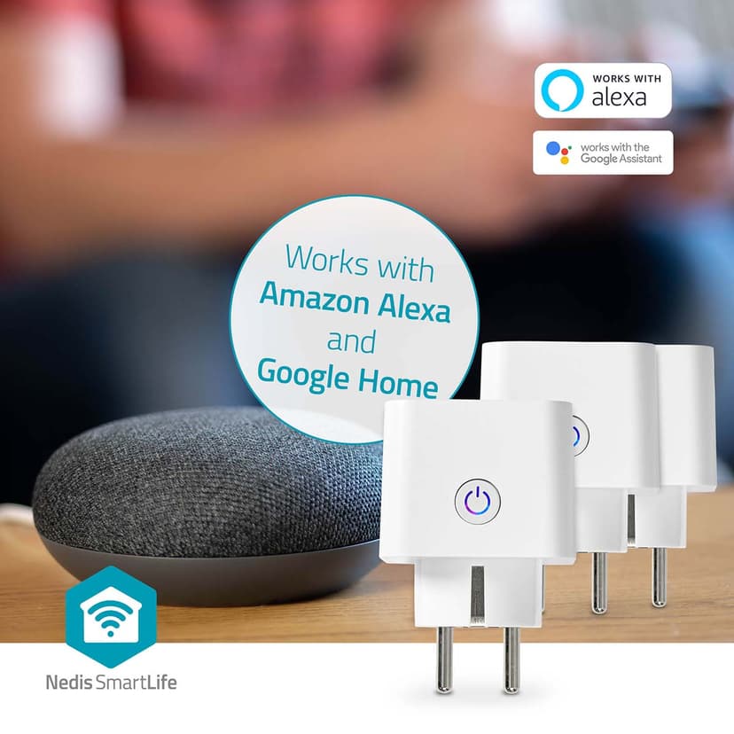 Nedis SmartLife Smart Plug WiFi 3-Pack