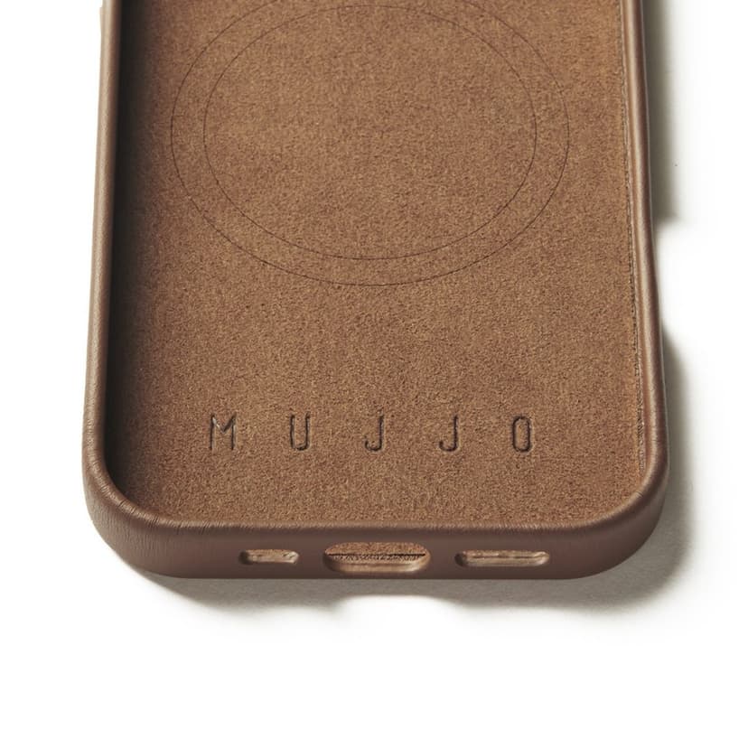 Mujjo Leather Case iPhone 16 Pro Rusketus