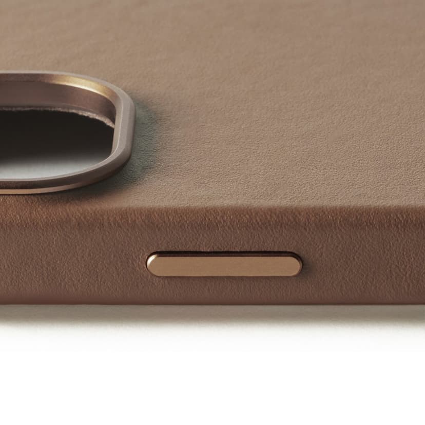 Mujjo Leather Case iPhone 16 Rusketus