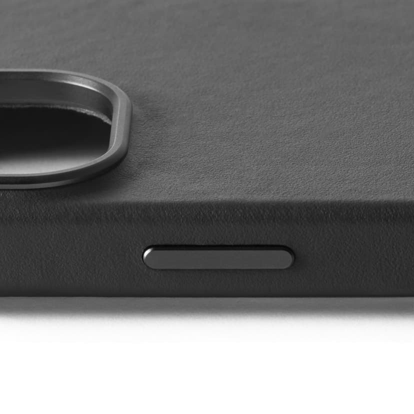 Mujjo Leather Case iPhone 16 Svart
