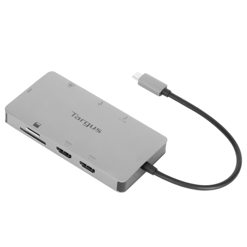 Targus DOCK423EU kannettavien tietokoneiden telakka ja porttitoistin Langallinen USB 3.2 Gen 1 (3.1 Gen 1) Type-C Hopea USB 3.2 Gen 1 (3.1 Gen 1) Type-C
