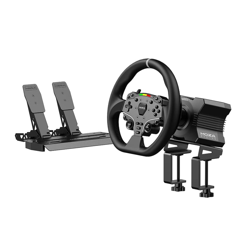 Moza Racing R5 Racing Bundle (R5 Base + ES Wheel) Musta