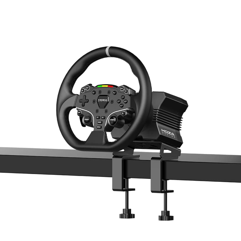 Moza Racing R5 Racing Bundle (R5 Base + ES Wheel) Musta