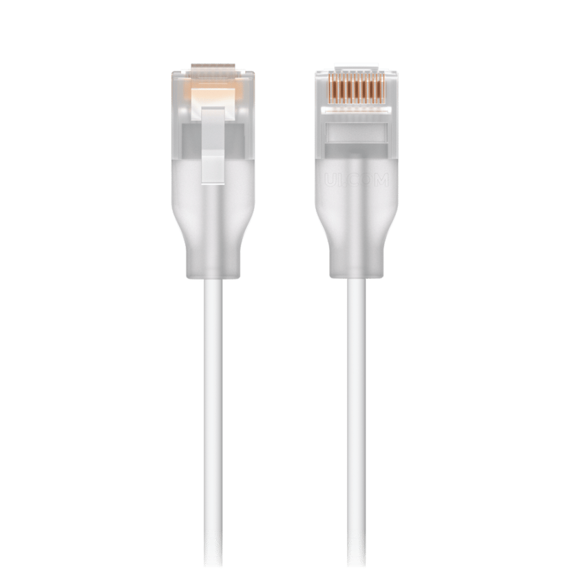 Ubiquiti UniFi Etherlighting Patch Cable RJ-45 Cat6 0.15m Translucent, Vit
