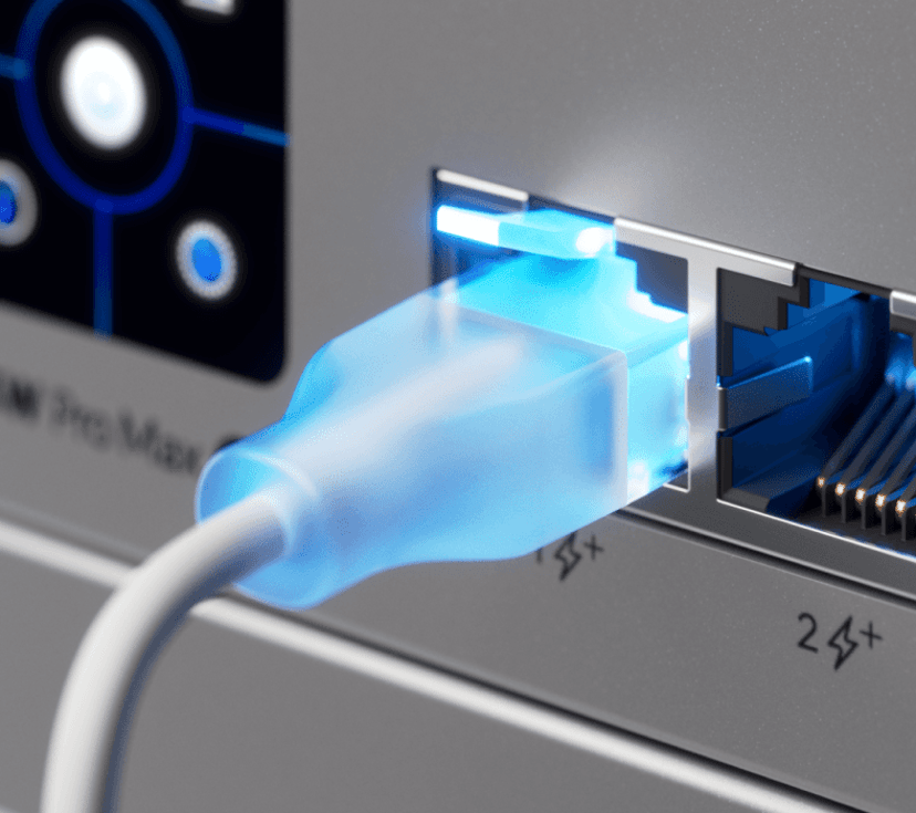 Ubiquiti UniFi Etherlighting Patch Cable RJ-45 Cat6 0.15m Translucent, Vit