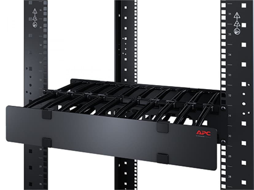 APC Horizontal Cable Manager Single-Sided with Cover